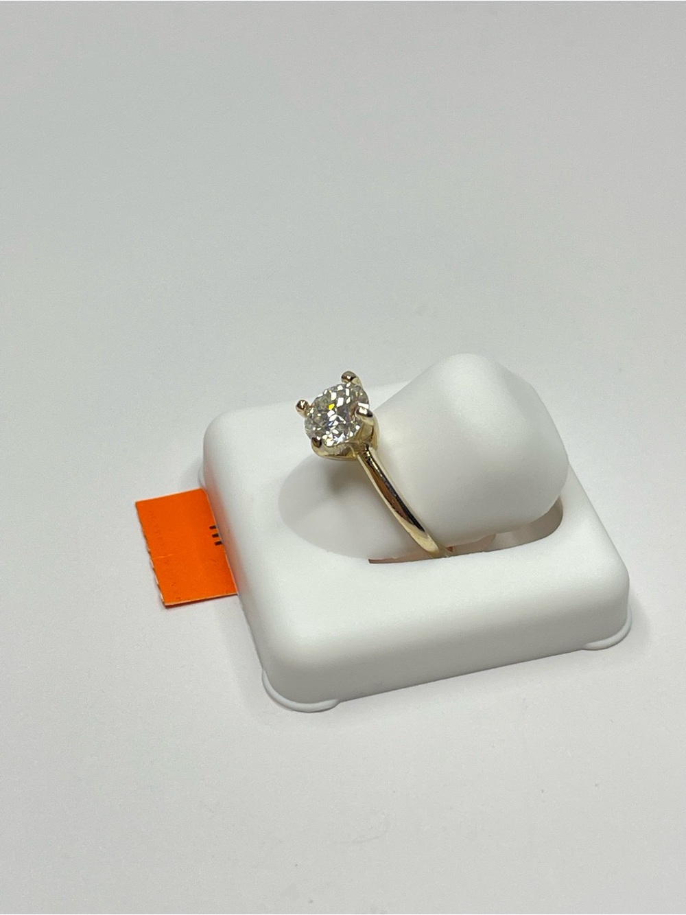 Classic 18k Gold Vermeil Over Solid 925 Sterling Silver with Moissanite - Picture 5 of 12